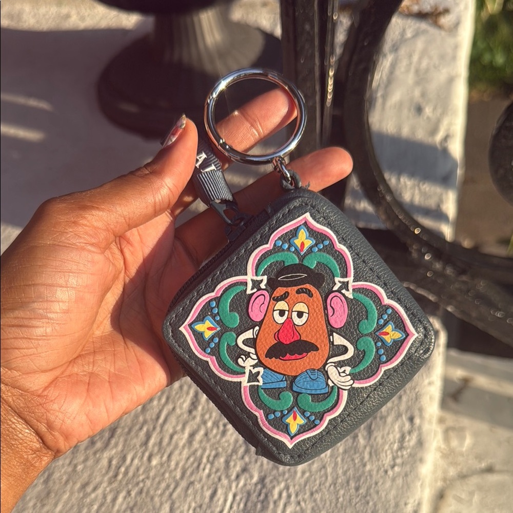Vera Bradley Mr. Potato Head Purse Charm with Colorful Design